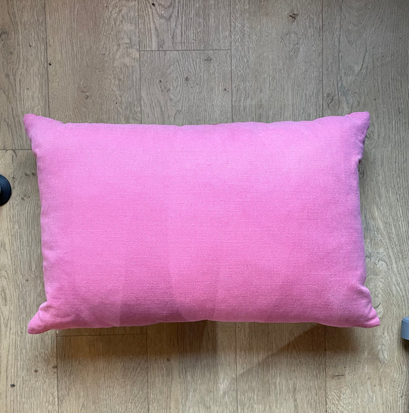 Acheik Silk Red Cushion, NO PIPING