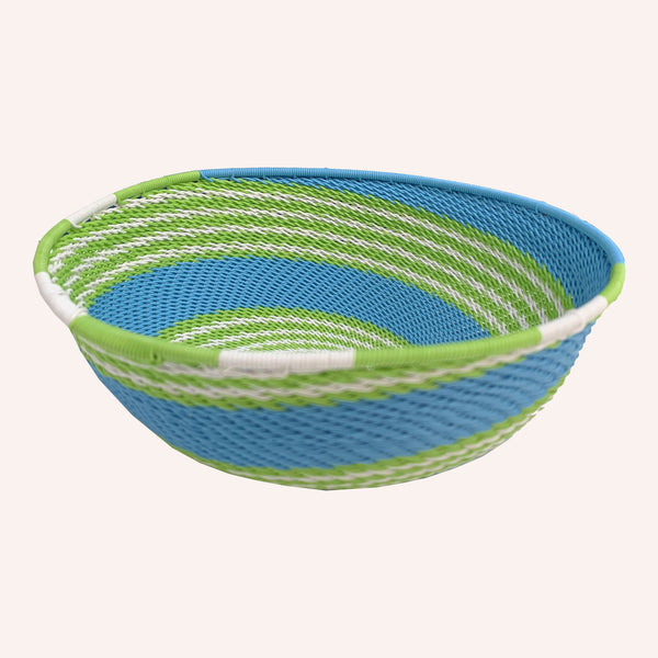 Ring Ring Bowl, Blue/Green
