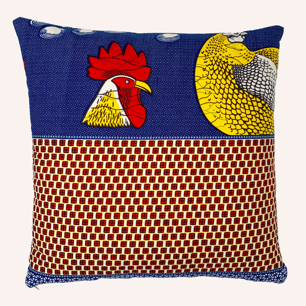 Ankara Cluck-cluck Cushion