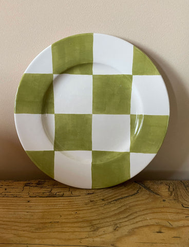 Big Checkmate Plate, Green