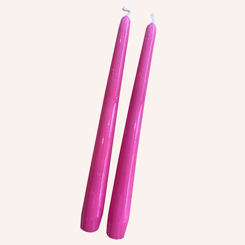 Lacquer Candles, Fuchsia