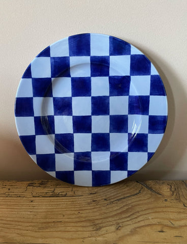 Checkmate Plate, Blue