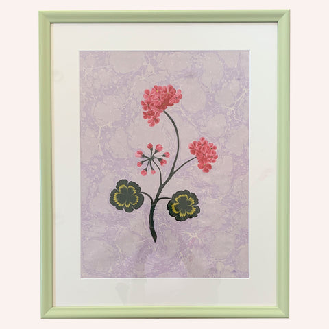 Hydrangea ii Ebru Marbling