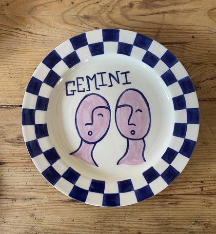 Zodiac Plate - Gemini