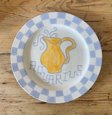 Zodiac Plate - Aquarius