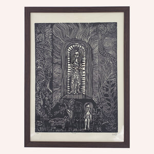 'Exvoto' Lino Print