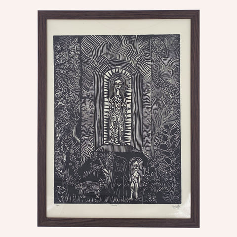 'Exvoto' Lino Print