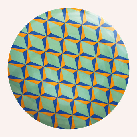 Retro Plate, Green