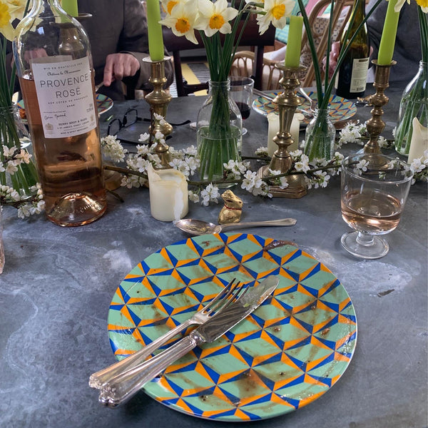 Retro Plate, Green